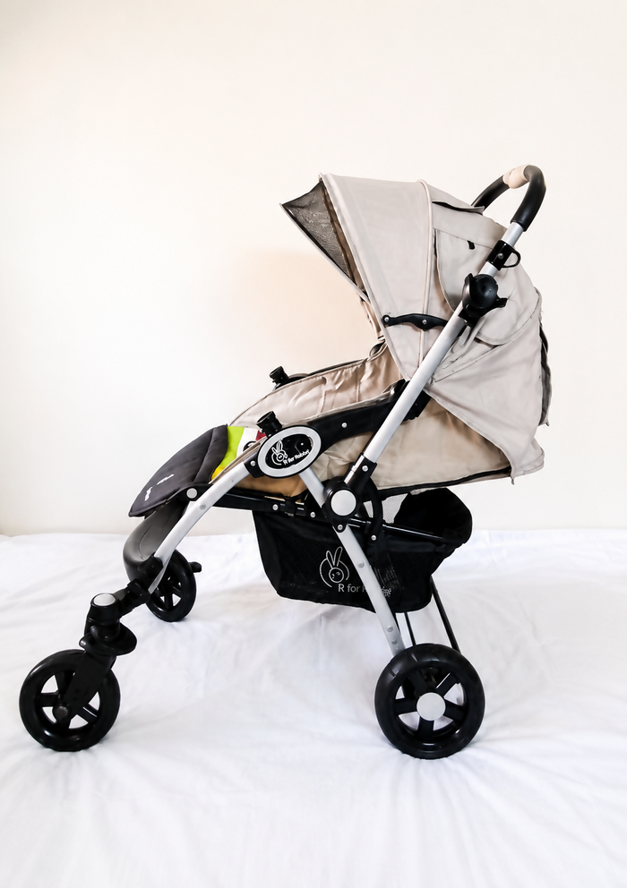 R FOR RABBIT Chocolate Ride Baby Stroller Pram Rainbow Reversible B122