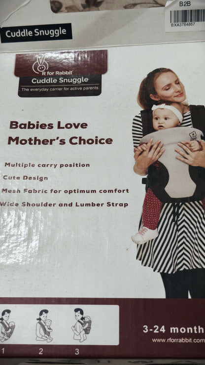 R FOR RABBIT Cuddle Snugle Baby Carrier