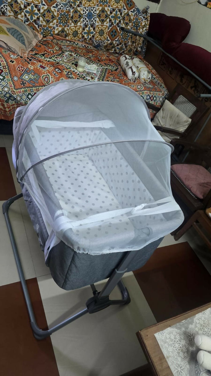 R FOR RABBIT Hop A Little Baby Cot Bedside Bassinet for Kids