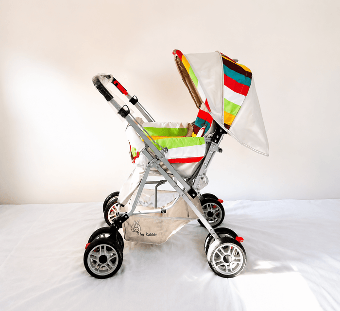 R FOR RABBIT Lollipop  Foldable Baby Stroller Reclining Travel Pram Compact
