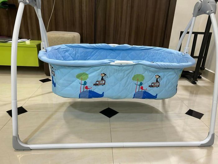 R FOR RABBIT lullabies cradle – safe, smart, and soothing automatic swing for your baby’s sweetest dreams.
