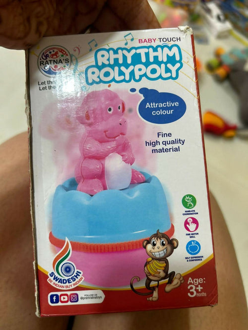 Ratna's Musical Rhythm Roly Poly for Infants.Improves Observation Skills,Hand Eye Coordination etc. - PyaraBaby
