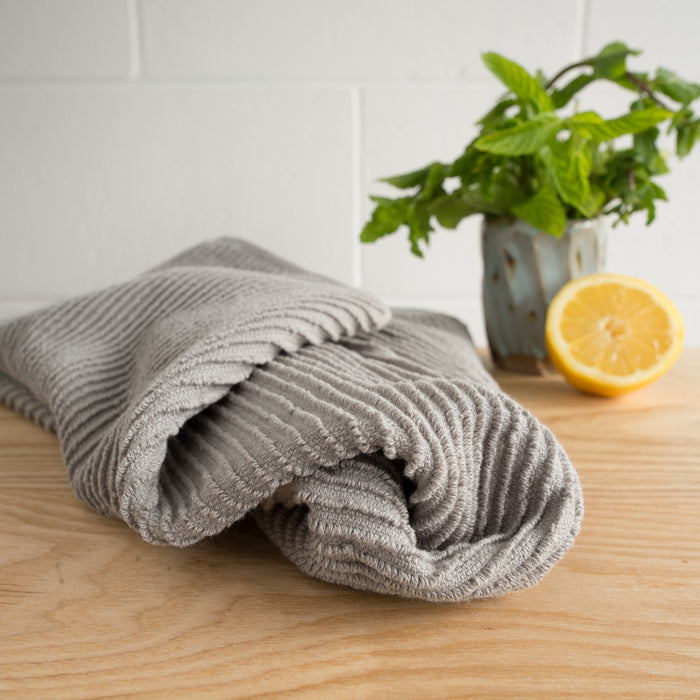 Ripple London Gray Dishtowel