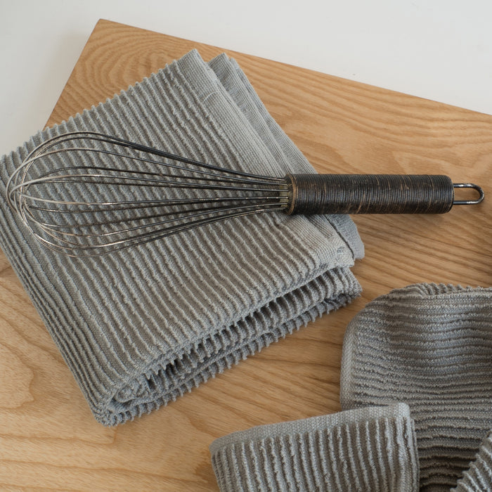 Ripple London Gray Dishtowel