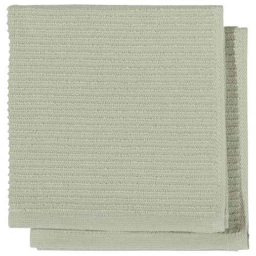 Ripple Sage Green Dishcloths Set of 2