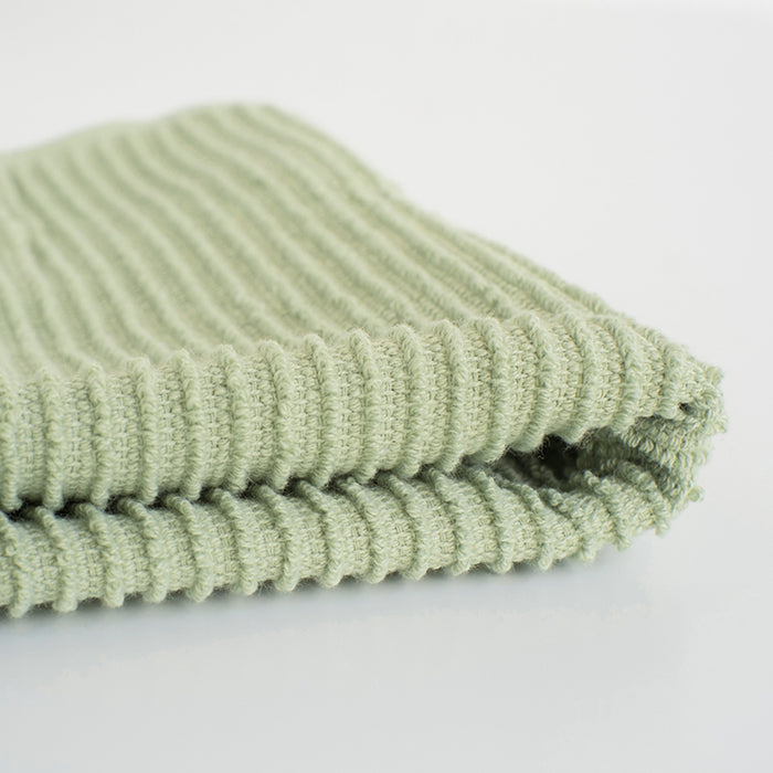 Ripple Sage Green Dishcloths Set of 2