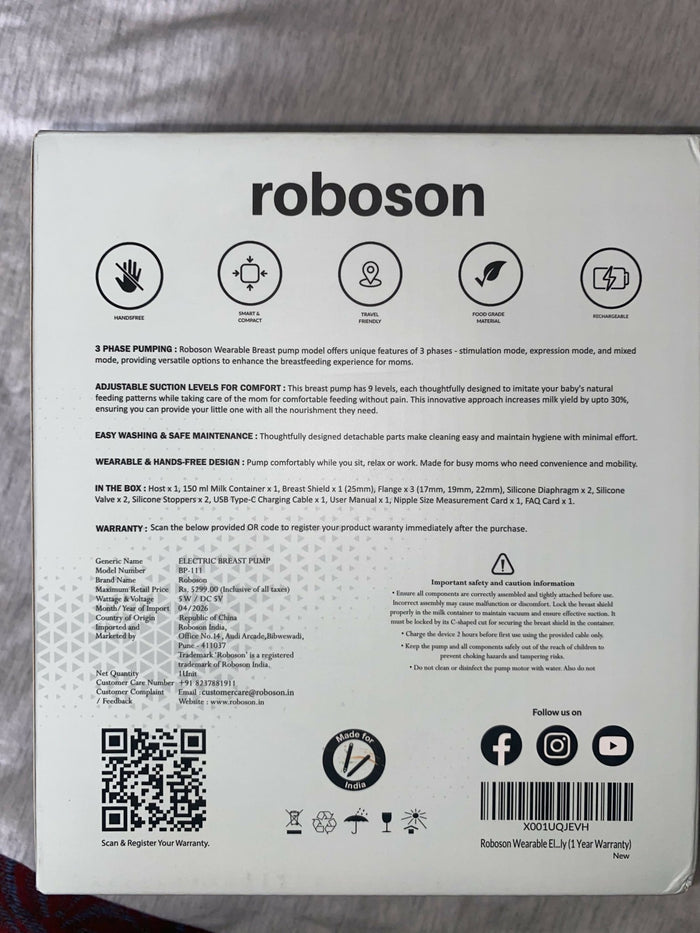 ROBOSON Electric Breast Pump