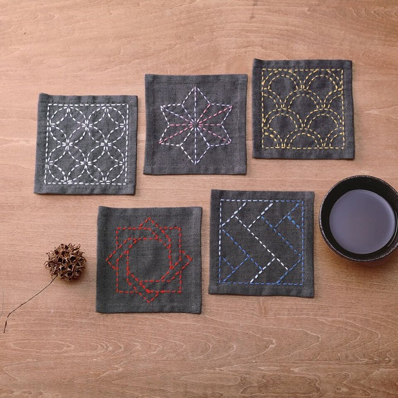 Sashiko Coaster Kit
