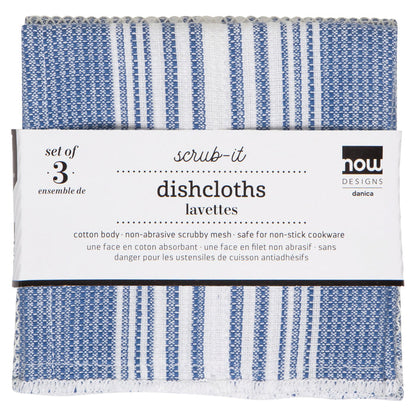 Scrub-It Royal Blue Dishcloths Set of 3
