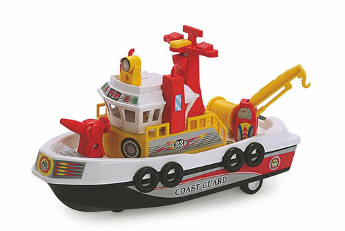 SHINSEI City Harbour Boat Pullback Toy for Boys