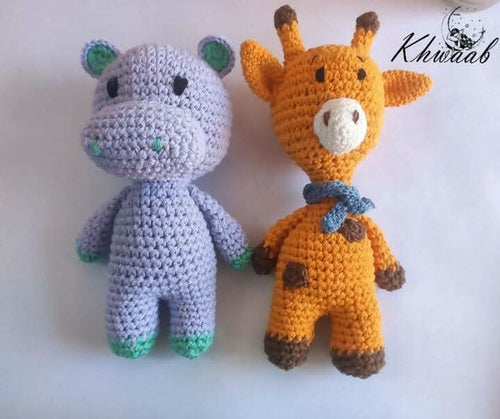 Soft Cotton Amigurumi Toys for Kids -8" (one piece) - PyaraBaby