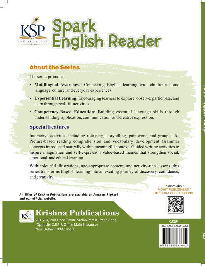 SPARK English Reader( Classes 1 To 8)