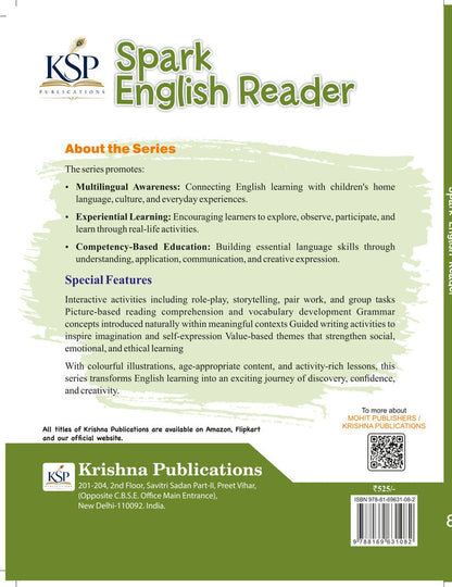 SPARK English Reader( Classes 1 To 8)