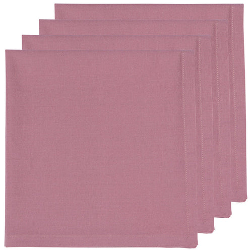 Spectrum Cotton Napkins Mauve Set of 4