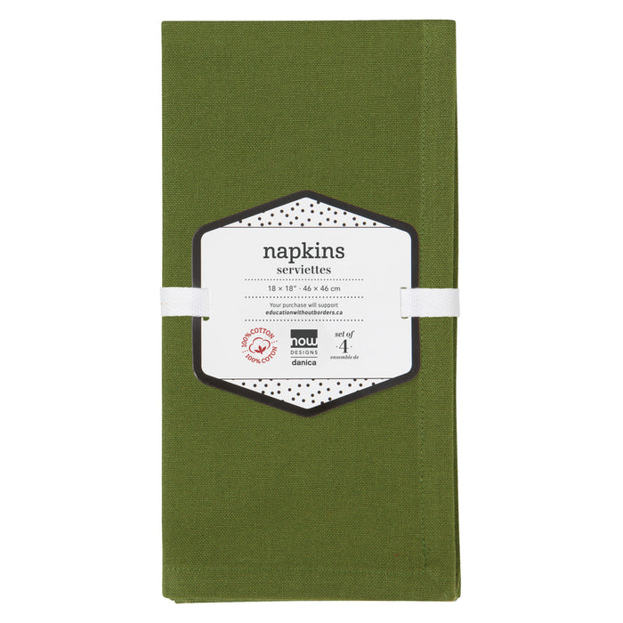 Spectrum Napkins Fir Green Set of 4