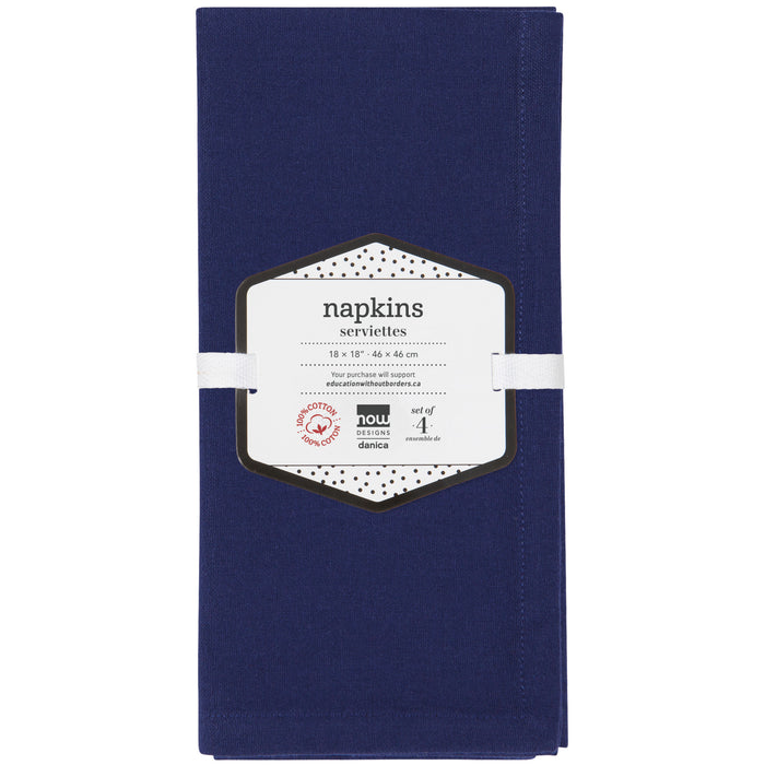 Spectrum Napkins Indigo Blue Set of 4