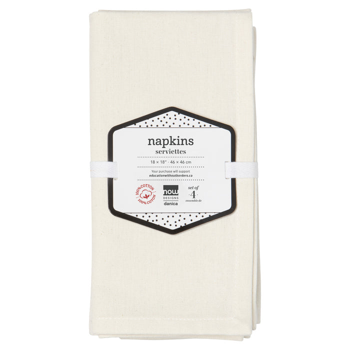 Spectrum Napkins Ivory Set of 4