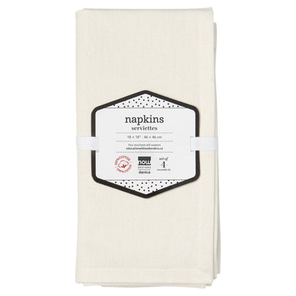 Spectrum Napkins Ivory Set of 4