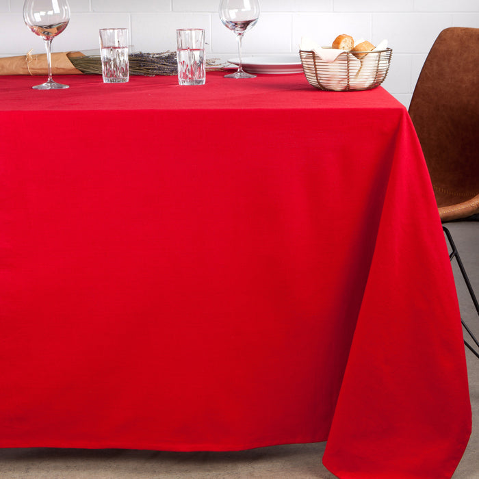 Spectrum Tablecloth Chili Red 60 x 120 inch