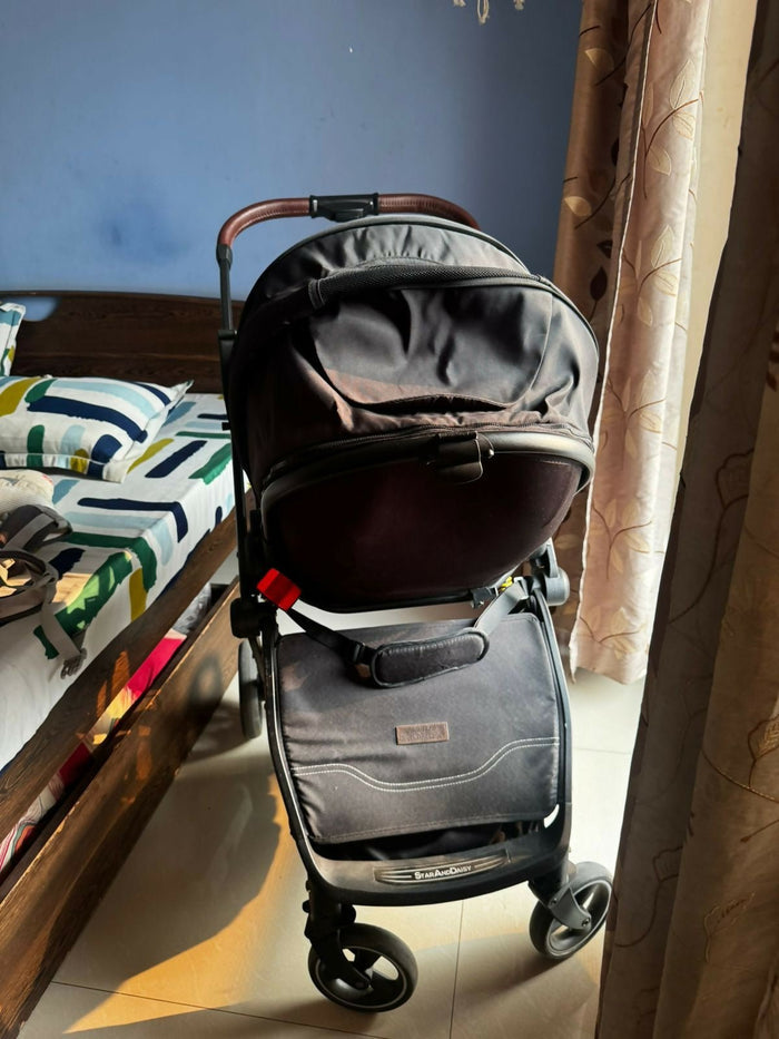 STAR & DAISY Coballe Travel-Friendly Lightweight Baby Stroller Pram – Black