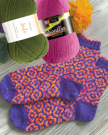 Pesto + Pink-Grey-Purple