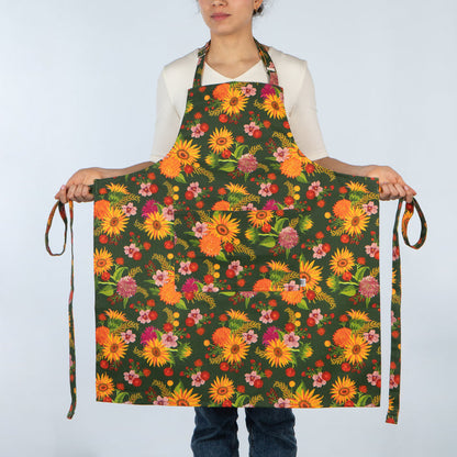 Sunflower Splendor Chef Apron