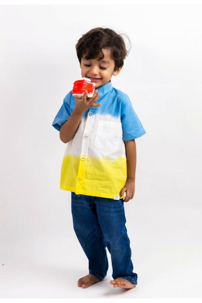 Sunlit Sky - Boy's Shirt - PyaraBaby