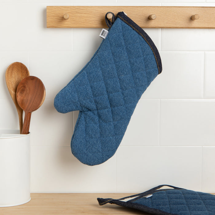 Superior Denim Stone Wash Oven Mitt