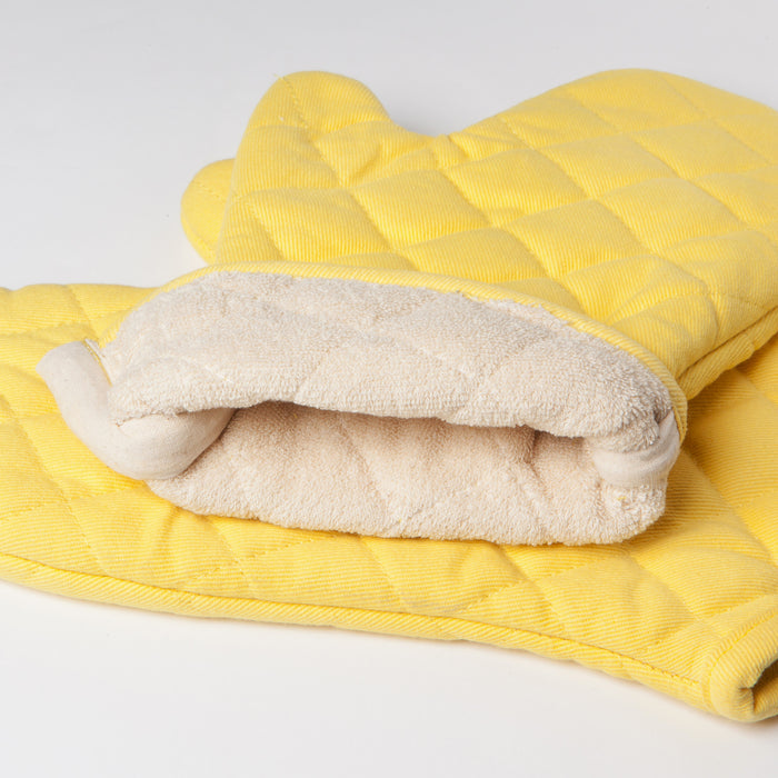 Superior Lemon Yellow Oven Mitt