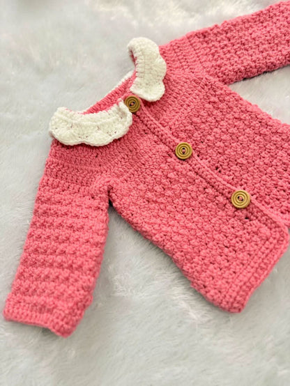 Sweater, Cap, and Booties Set for Baby