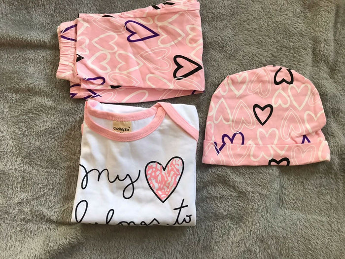 T-shirt, pant and Cap for Baby- Each Set @ 700/- | 3 Sets - PyaraBaby