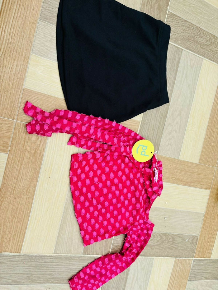 TAFFY KIDS Cute Skirt and Top Set