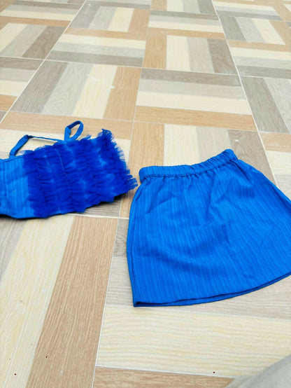 TAFFY KIDS Party Wear Top , Skirt , Dungree Set Combo for Girls