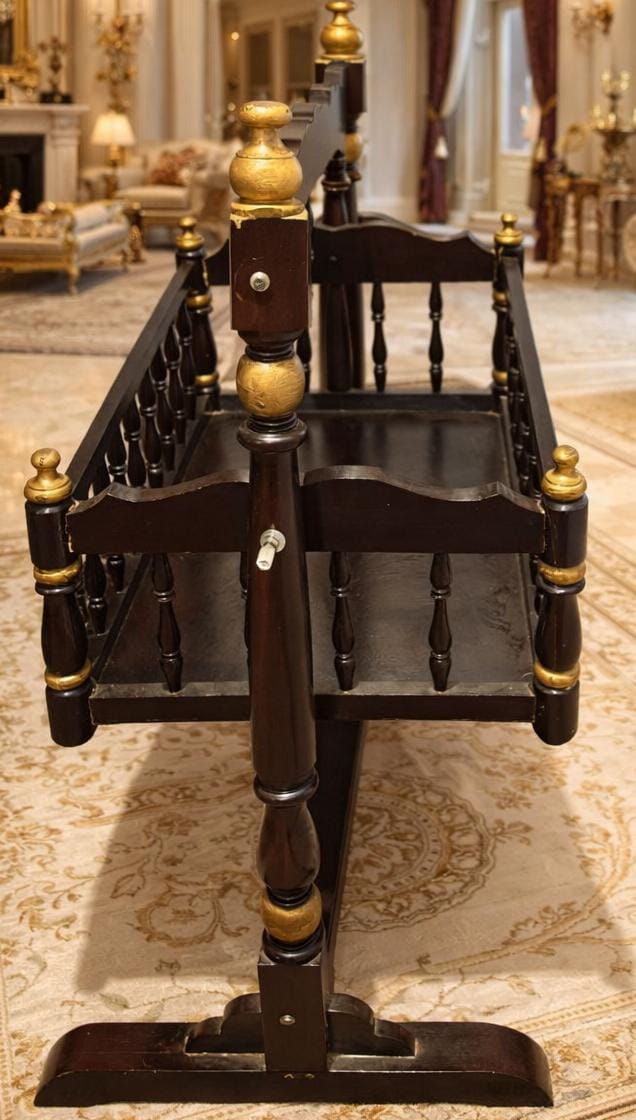 TEAK & Babool Wooden Cradle/Baby Palna
