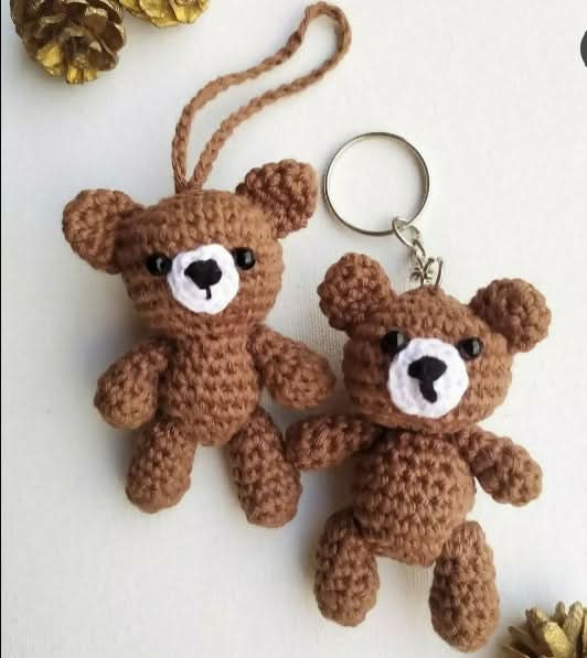 Teddy Bear Keychain – Cute & Handy Accessory for Bags, Keys & Gifts