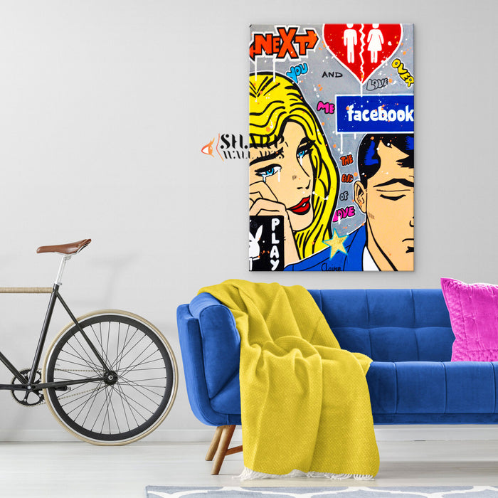 The End Of Love Canvas Wall Art