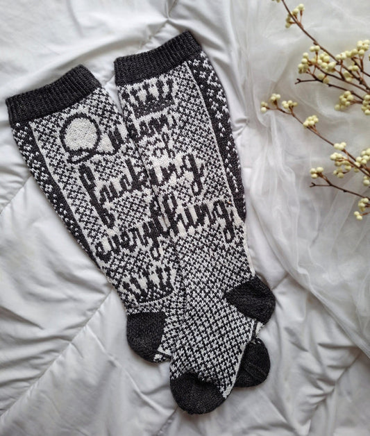 The Q - Knitted Sock Pattern