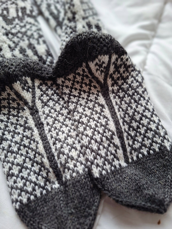 The Q - Knitted Sock Pattern