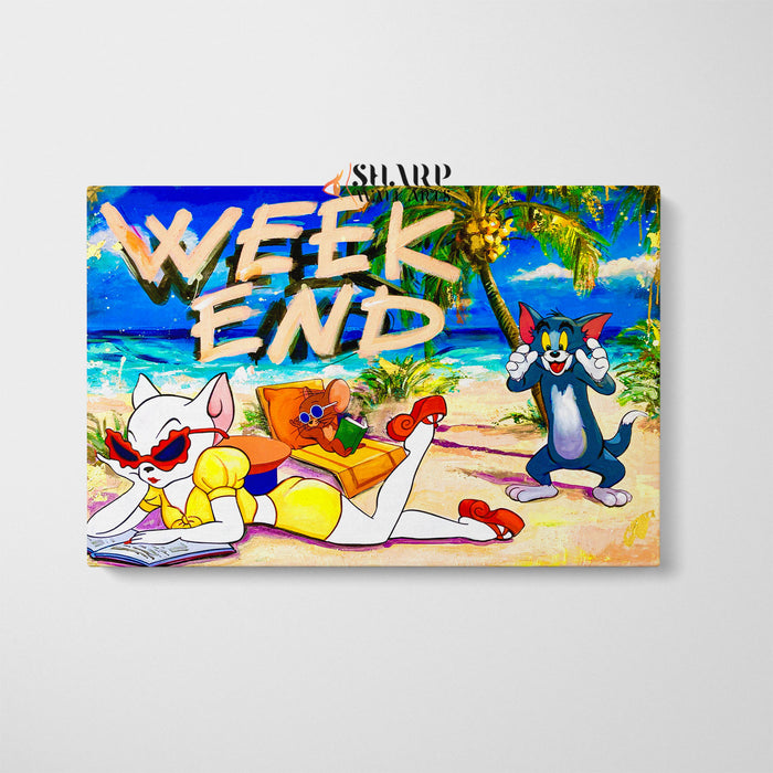 The Weekend Canvas Wall Art