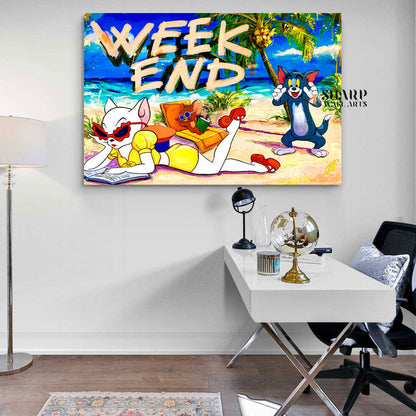 The Weekend Canvas Wall Art