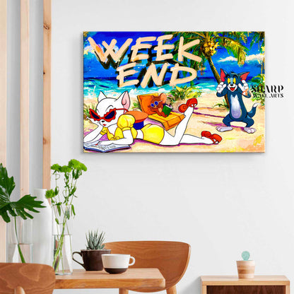 The Weekend Canvas Wall Art