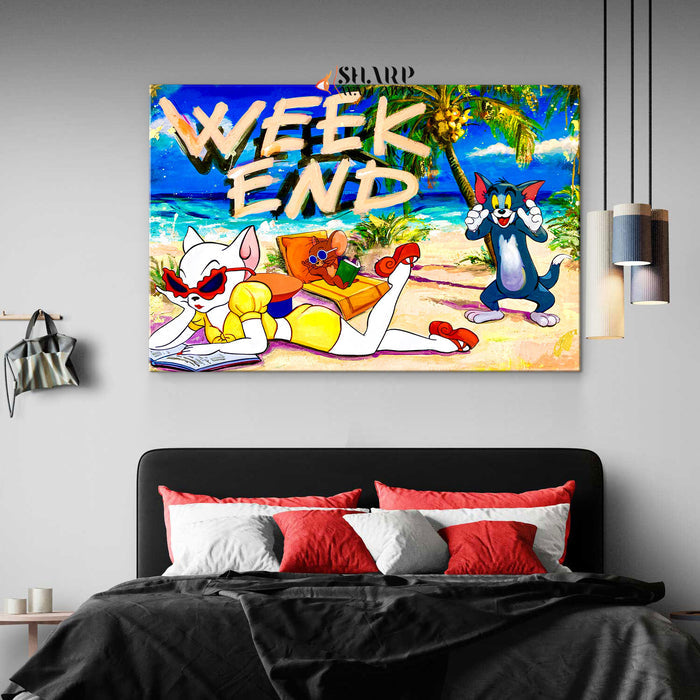 The Weekend Canvas Wall Art