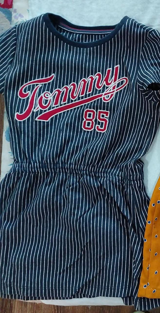 TOMMY HILFIGER Cotton Frock/Dress For Baby Girl - PyaraBaby