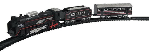 TOYMANIA Amazing Musical Classic Toy Train Track Set for Kids