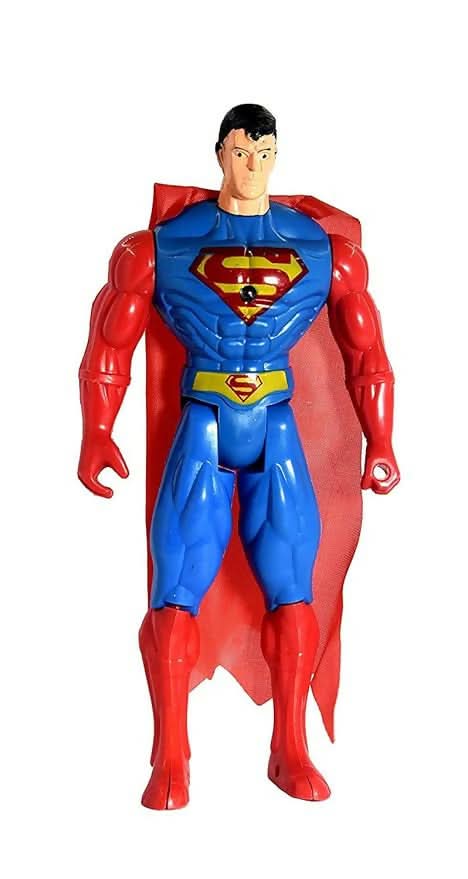 TOYMANIA Super Hero Action Figure Toy with Ultra Sonic Laser Light (Spiderman)