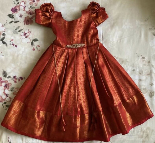 Traditional kanjeevaram dress - PyaraBaby