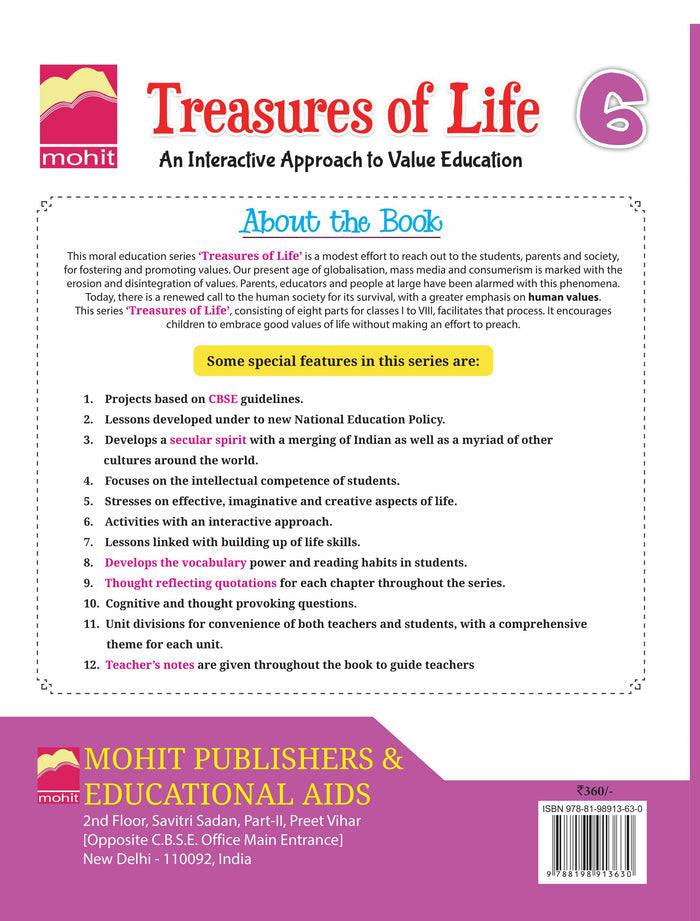 Treasures of Life Class 6