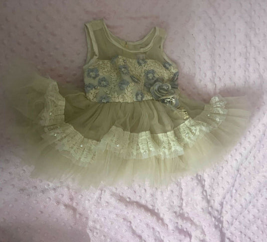 Twirl into enchantment with our Tutu Baby Girl Frock/Dress - a delightful blend of elegance and playfulness!
