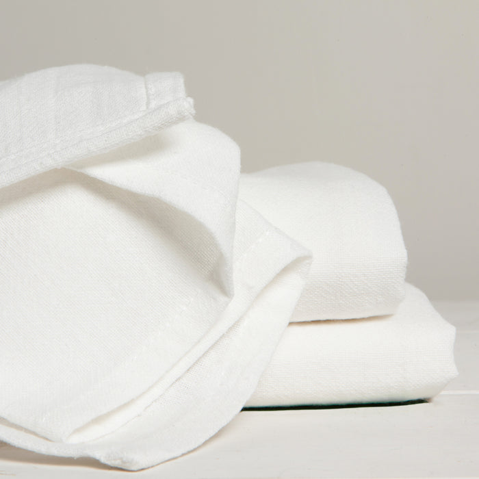Unbleached Cotton Baker's Floursack Dishtowels Set of 3