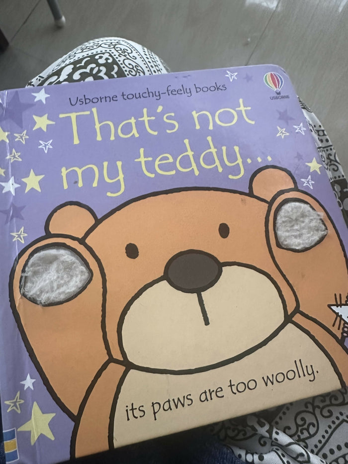 That’s not my teddy - touch and feel board book for babies